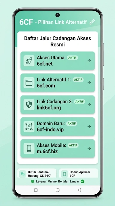 Link Alternatif 6cf untuk Pengguna Android Indonesia