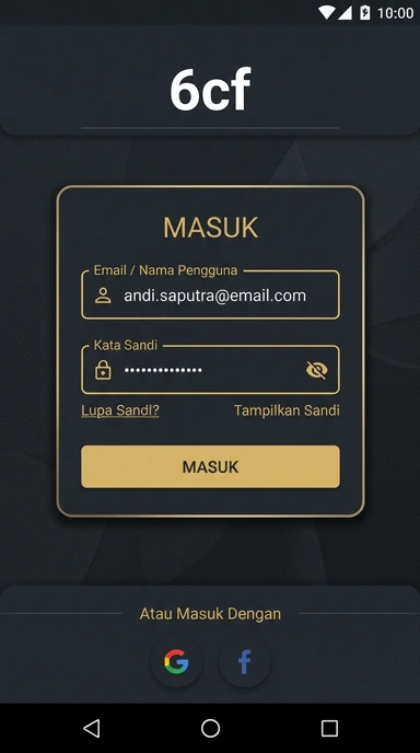 Panduan Masuk Akun 6cf untuk Pengguna Android