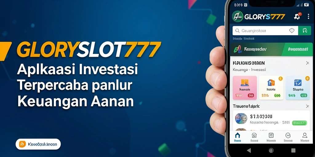 Tampilan utama aplikasi GLORYSLOT777 yang menarik dan fungsional.