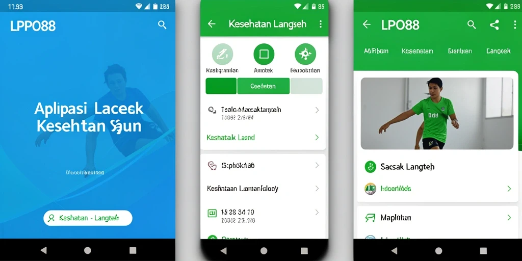 Antarmuka LPO88 yang sederhana dan fungsional untuk lacak langkah.