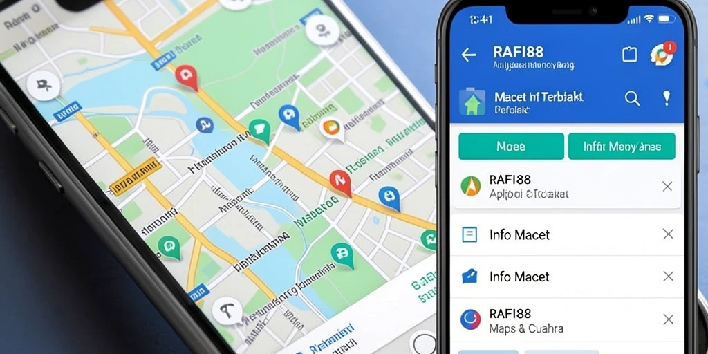 Antarmuka aplikasi RAFI88 yang informatif tentang Info Macet.